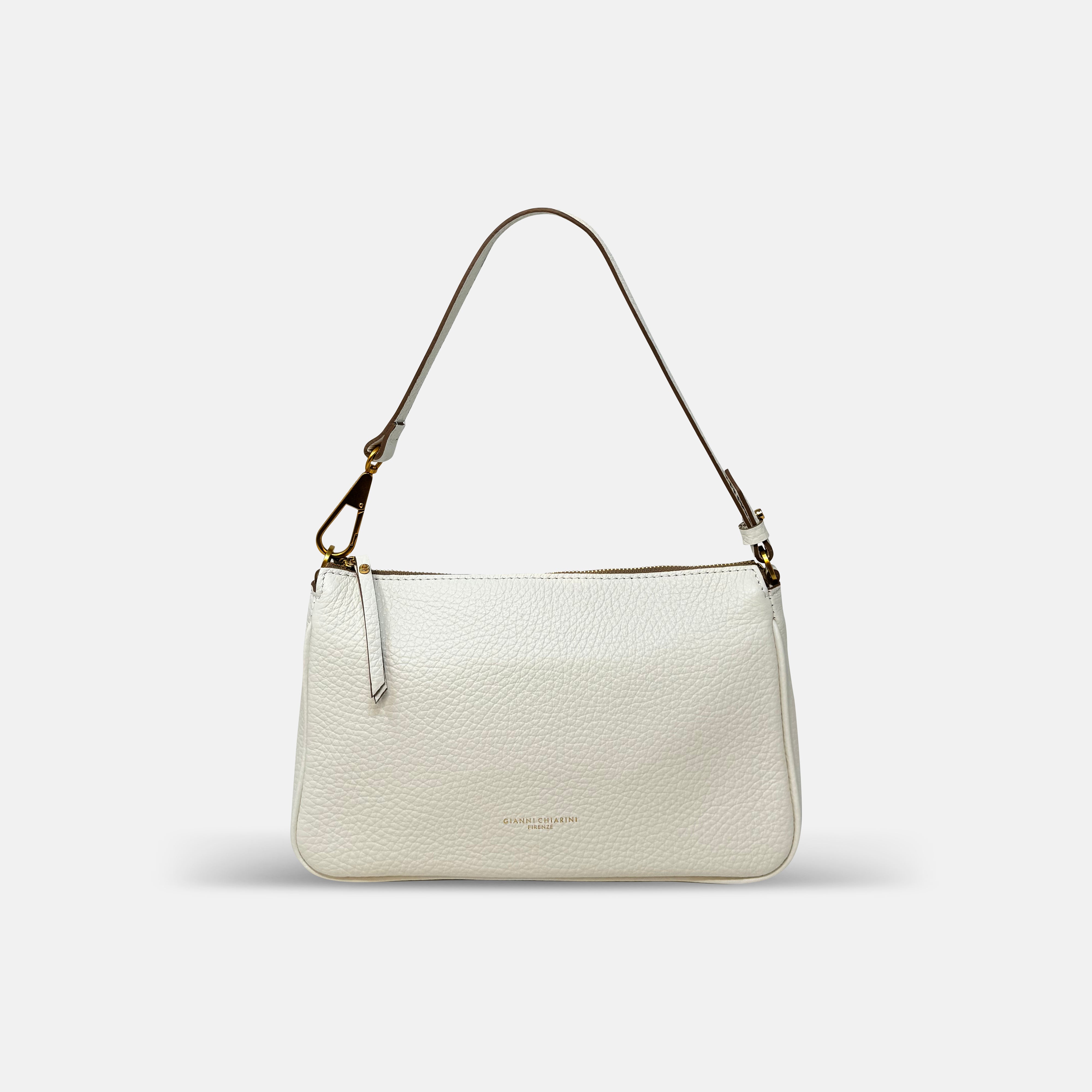 Gianni Chiarini Brooke Shoulder Bag Bianco - Big Bag NY