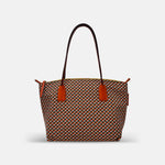 Roberta Pieri Robertina Small Tote in Tatami Orange - Big Bag NY