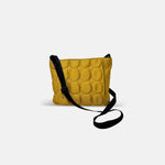 Acrylic Deep Pochette in Dot Emboss Yellow - Big Bag NY