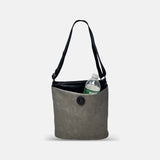 Acrylic Pocket Shoulder Bag in Steel - Big Bag NY