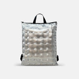 Slim Backpack in Silver Holo Renz