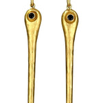 Austin Titus Textured Spike Earrings in Vermeil - Big Bag NY