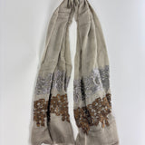 Bronze and Gunmetal Modal Lace Scarf - Big Bag NY