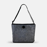 Acrylic Pocket Shoulder Bag Deep in Steel - Big Bag NY