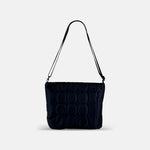 Acrylic Deep Pochette in Dot Emboss Black - Big Bag NY