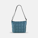 Acrylic Pochette DEEP in Dot Emboss Sky - Big Bag NY