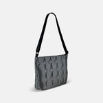 Acrylic Deep Pochette in Dot Emboss Moss - Big Bag NY