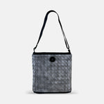 Acrylic Pocket Shoulder SD Bag in Renz Silver - Big Bag NY