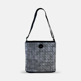 Acrylic Pocket Shoulder SD Bag in Renz Silver - Big Bag NY