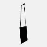 Acrylic Mobile Pochette in Black Swim Mesh - Big Bag NY