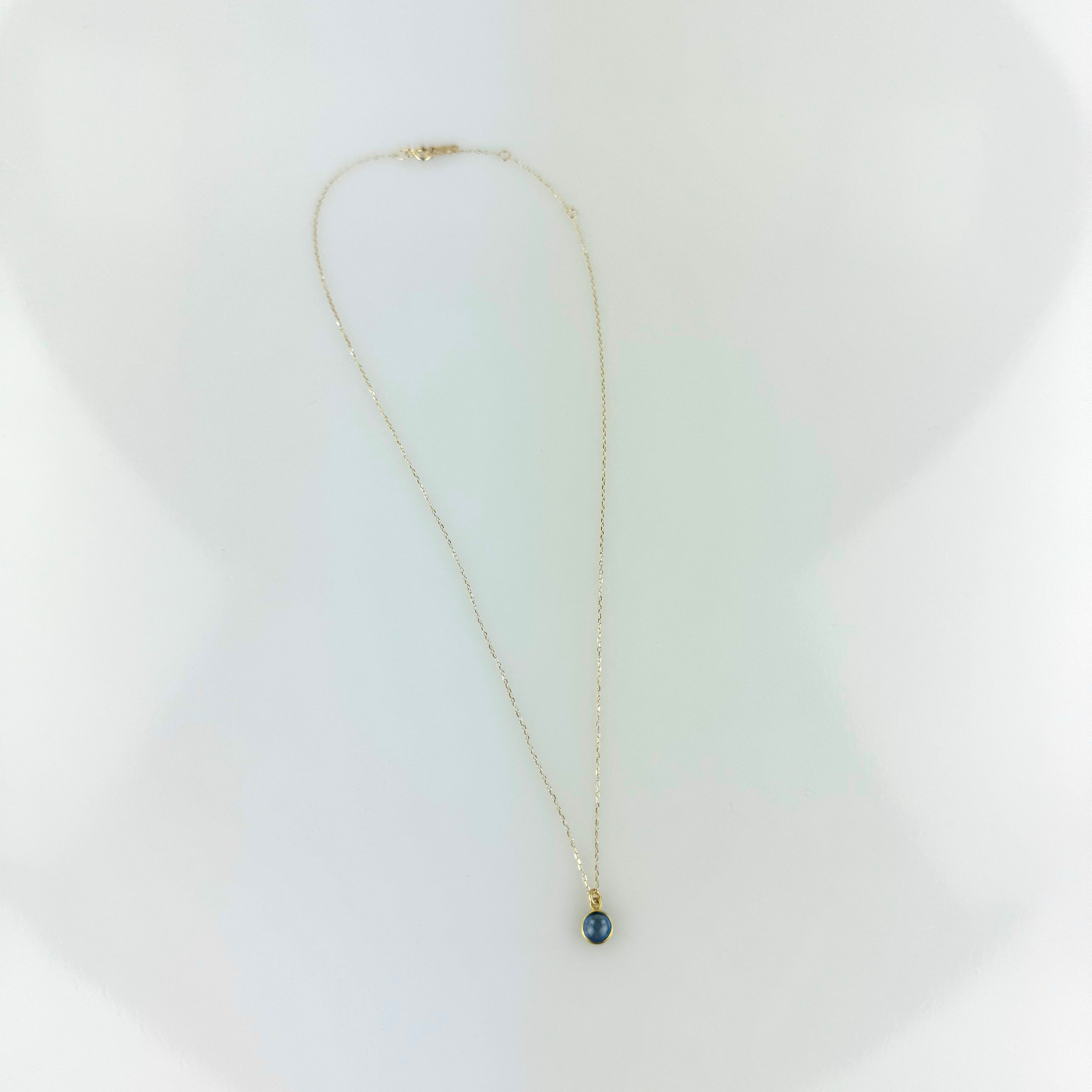 Margaret Solow Sapphire Pendant - Big Bag NY