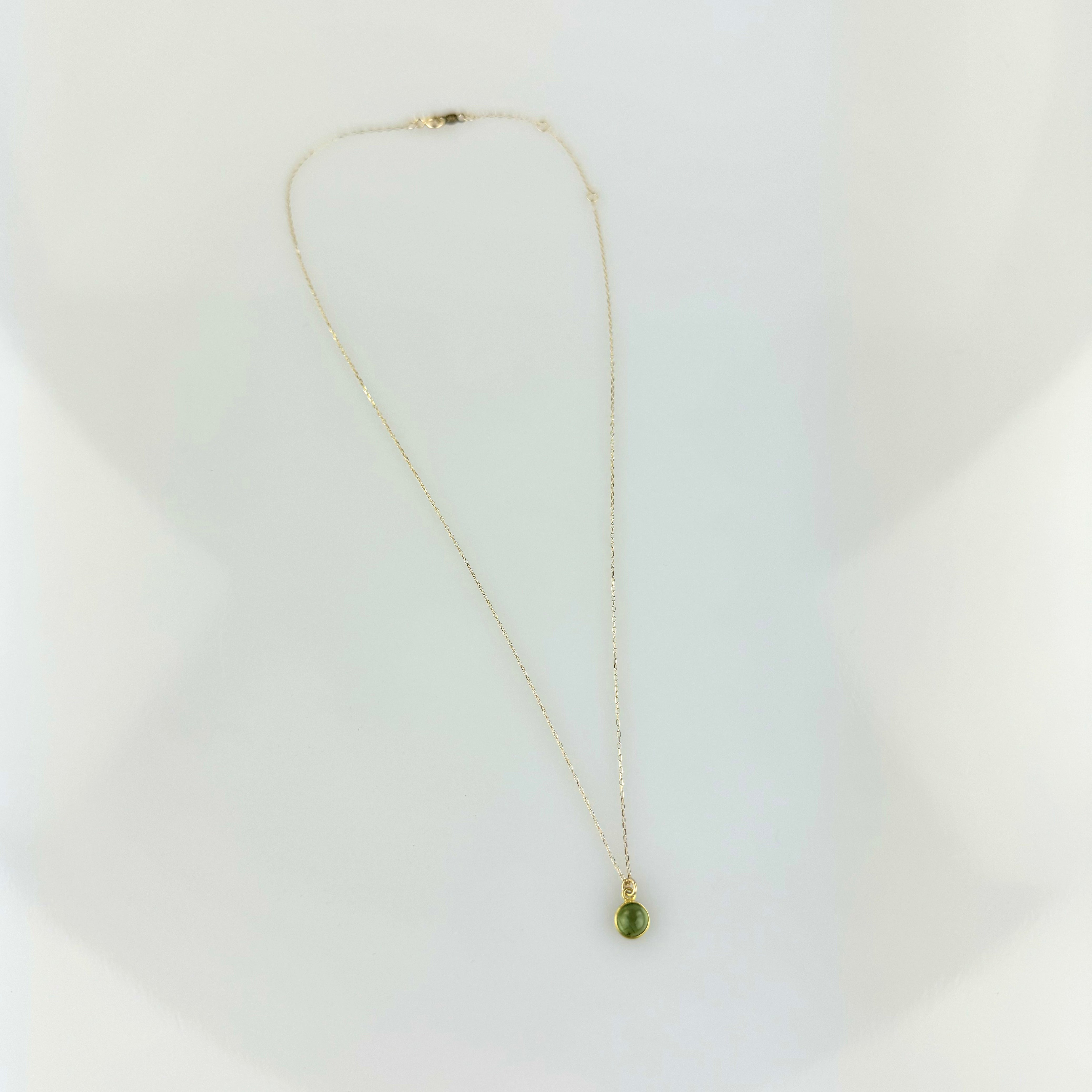 Margaret Solow Green Tourmaline Pendant - Big Bag NY