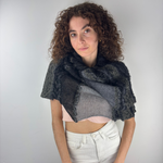 Fuga Fuga Hand Knit Wrap Shawl - Big Bag NY