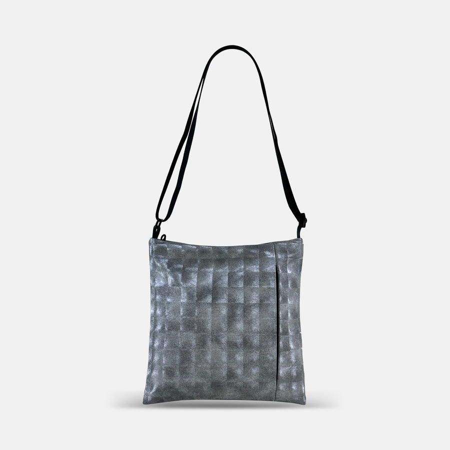 Acrylic Square Pochette in Renz Silver - Big Bag NY