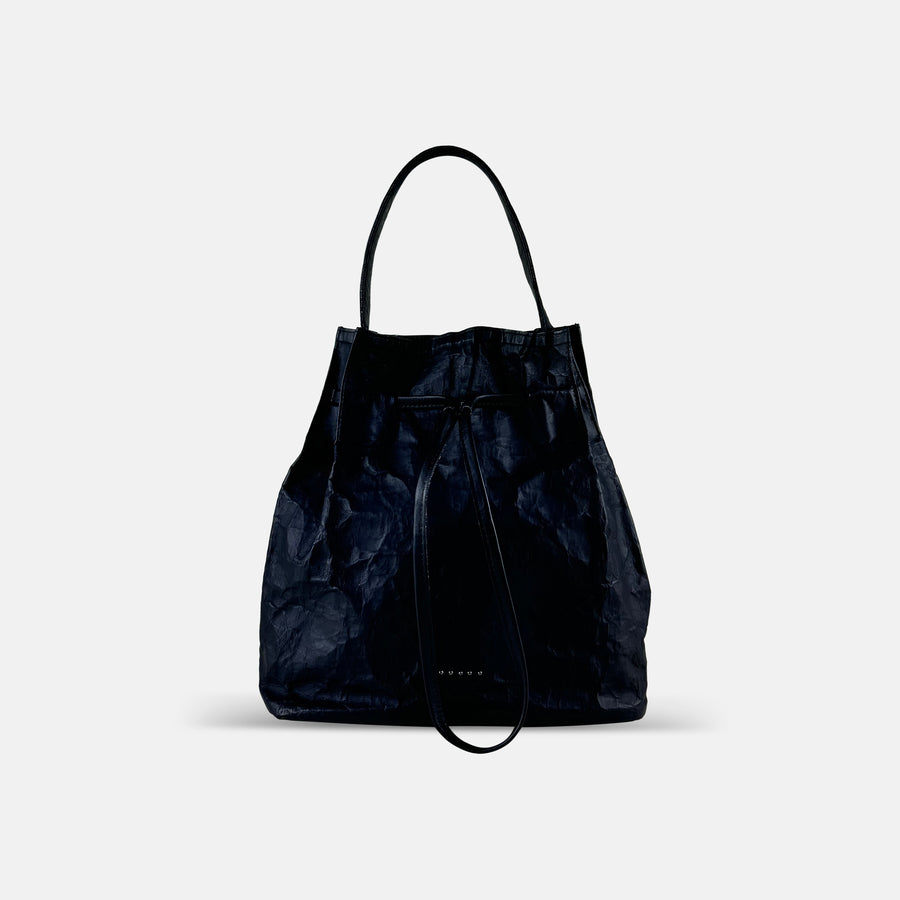 Cinch Crossbody Bag in Black - Big Bag NY