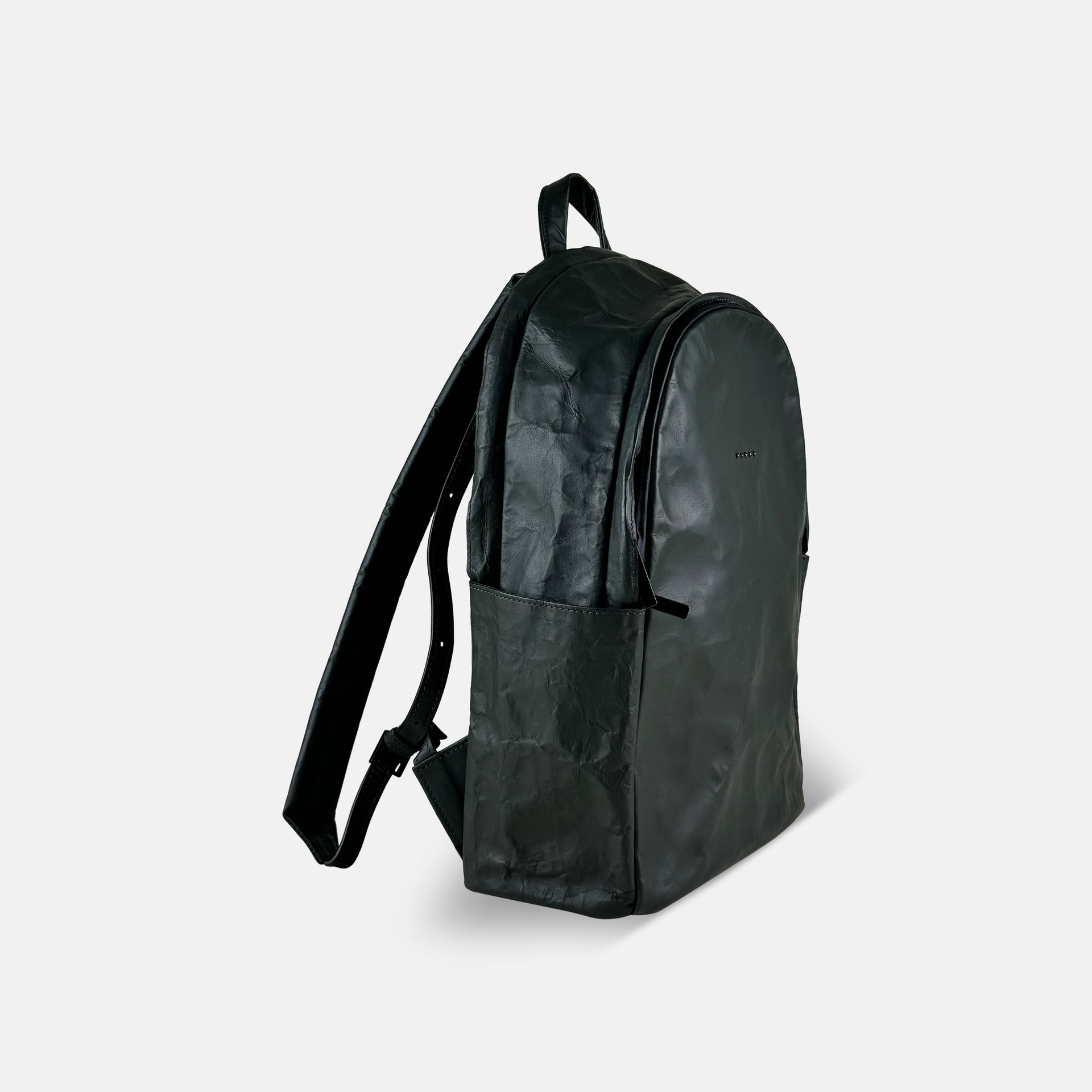 aumi 4 beetle leather backpack large size Jumbo (#1518-03) Charcoal Solid Quality Hardware3 Armadillidium Backpack The Countryside