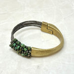 Martell Turquoise and Pyrite Cuff - Big Bag NY