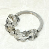 Herkimer Diamond Crescent Moon Cuff - Big Bag NY