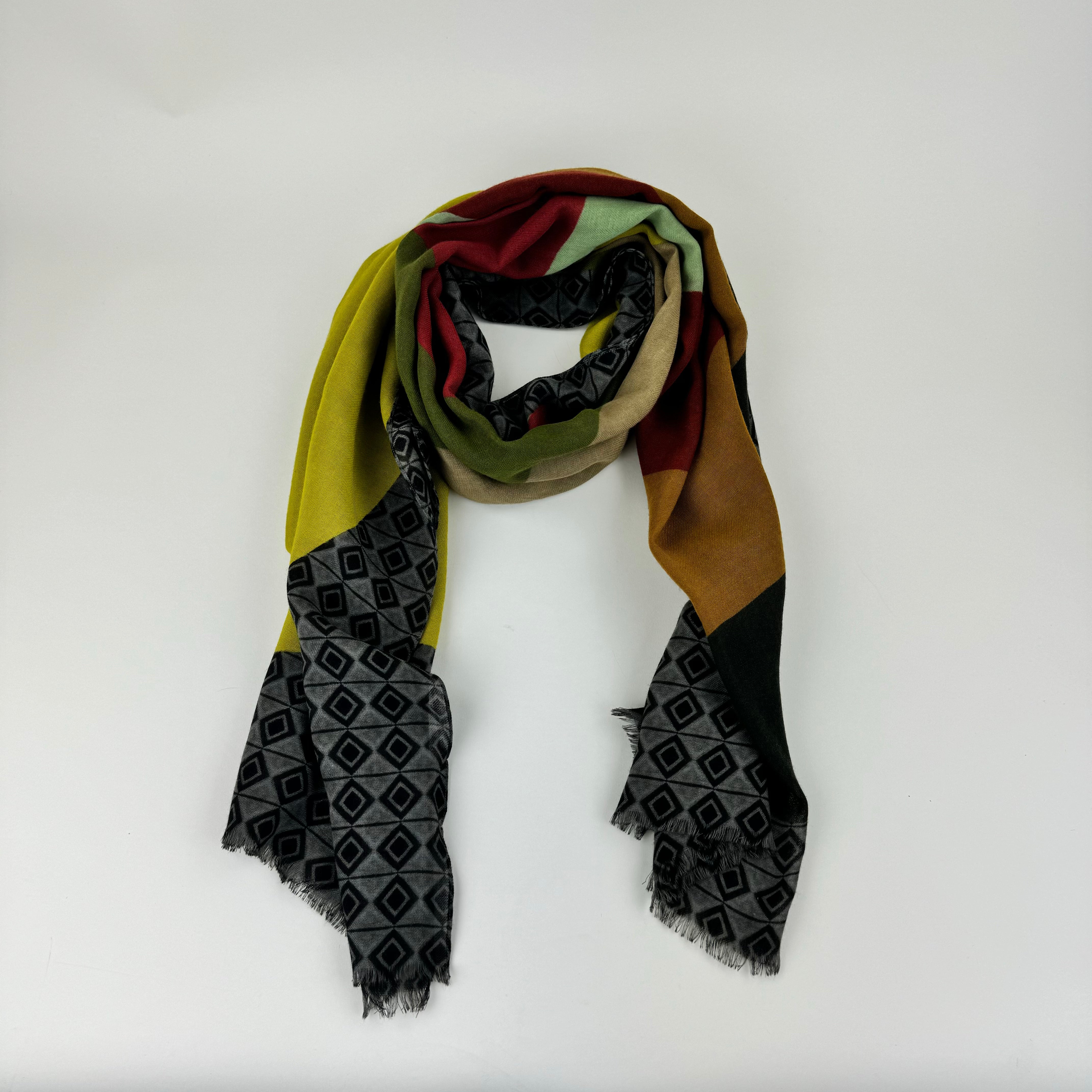 Barbieri Wave and Diamonds Scarf - Big Bag NY