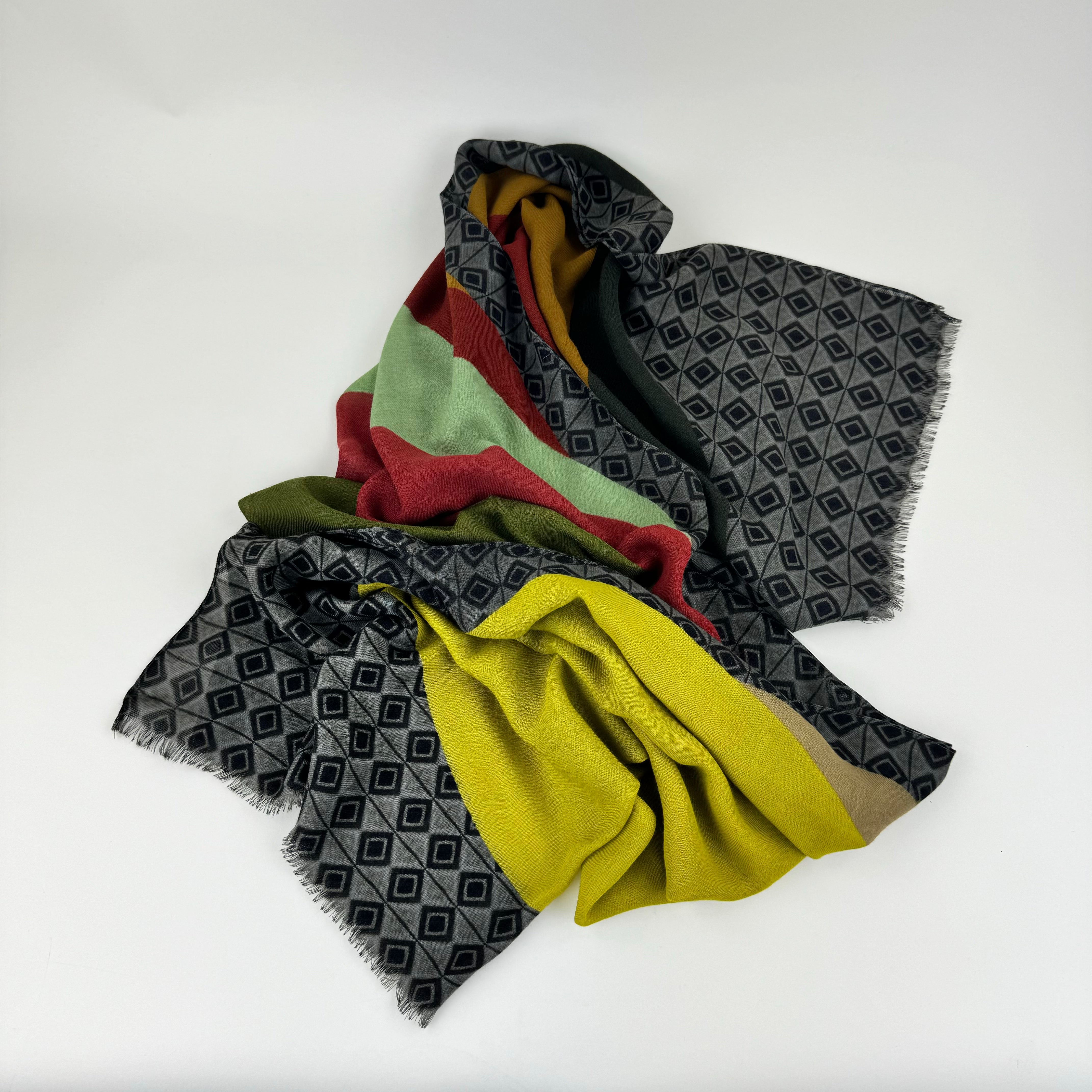 Barbieri Wave and Diamonds Scarf - Big Bag NY