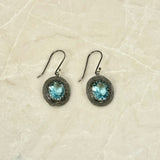 Ithil Blue Topaz Earrings - Big Bag NY