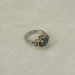 Labradorite Ithil Studded Ring - Big Bag NY