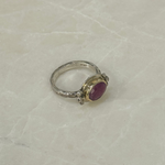 Pink Tourmaline Ithil Studded Ring - Big Bag NY