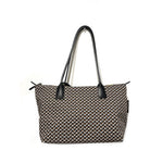 Roberta Pieri Robertina ST (Small Tote) in Black Tatami Print - Big Bag NY