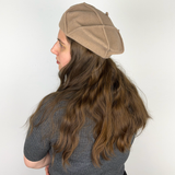 TANDEM crosshatched wool beret