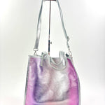 Laura DiMaggio Metallic Ombre Shopper Purple - Big Bag NY