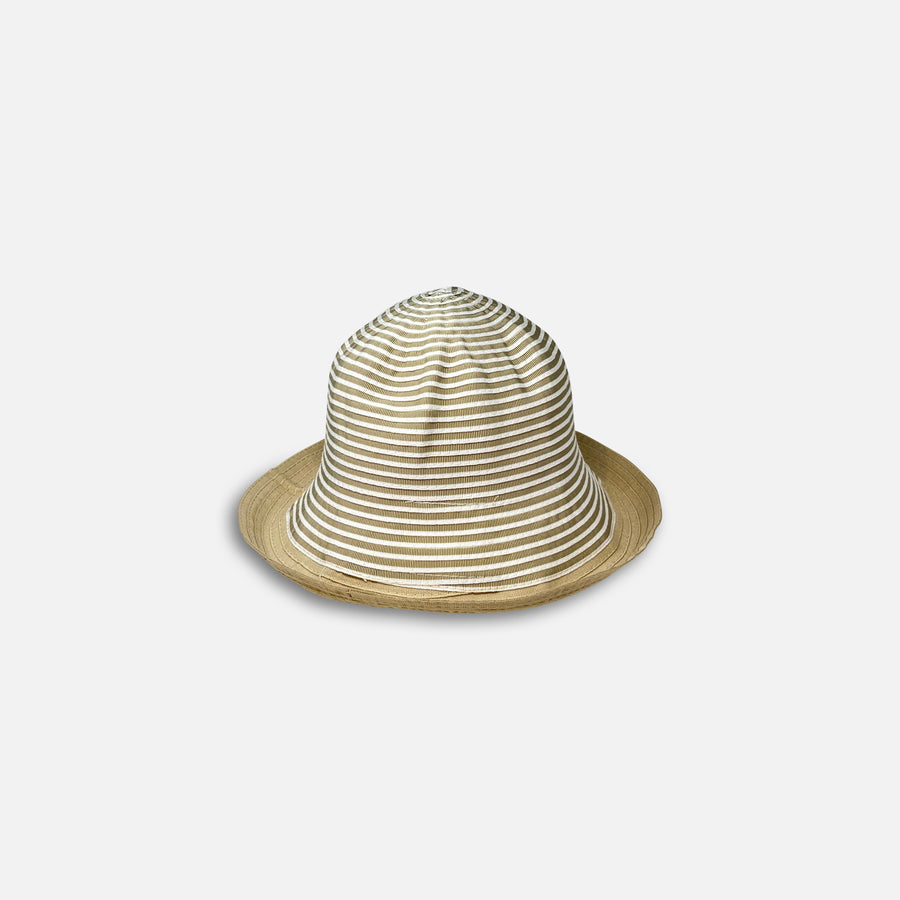 Grevi Foldable Bucket Hat Striped Beige - Big Bag NY