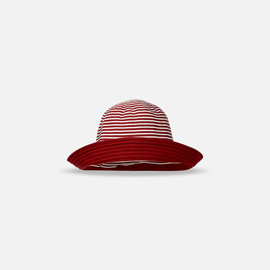 Grevi Foldable Bucket Hat Striped Red - Big Bag NY