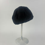 QUIHNO Linen and Nylon Sun and Rain Flat Cap Black - Big Bag NY