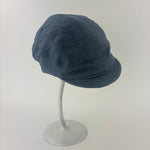 QUIHNO Linen and Nylon Sun and Rain Flat Cap Grey - Big Bag NY