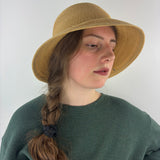 NOAH Straw Effect Paper Bucket Hat Natural - Big Bag NY