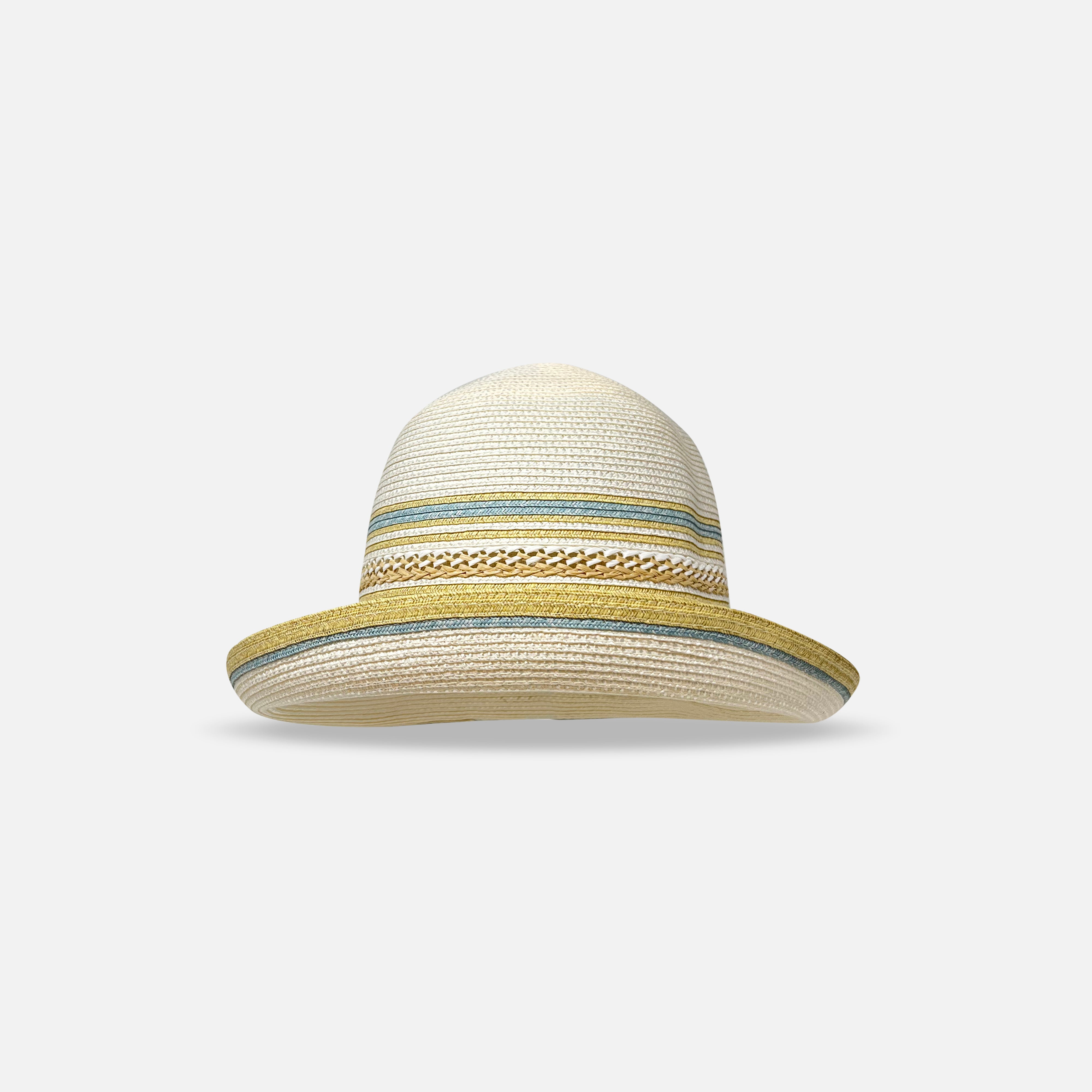 Ferruccio Vecchi Paper Hat with Contrast Detail - Big Bag NY