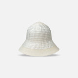 Grevi Medium Brim Hat with Abaca Trim White - Big Bag NY