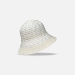 Grevi Medium Brim Hat with Abaca Trim White - Big Bag NY