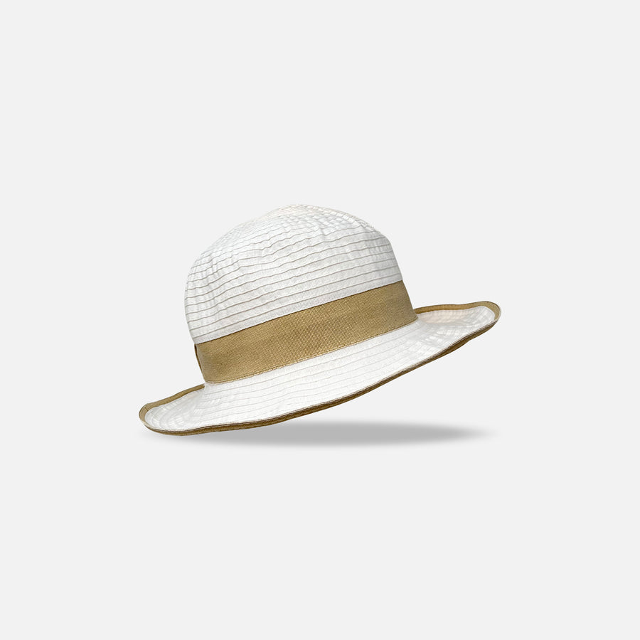 Grevi Medium Brim Hat with Contrast Band