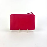 Fold Over Leather Wallet with Zippered Coin Compartment