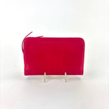 Fold Over Leather Wallet with Zippered Coin Compartment