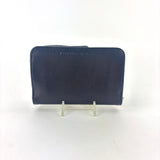 Fold Over Leather Wallet with Zippered Coin Compartment