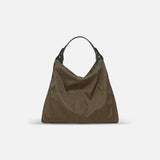 PLINIO Medium Triangular Shoulder Bag Nero - Big Bag NY