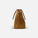 Plinio Visona Large Woven Tote in Cuoio - Big Bag NY