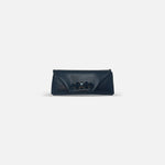 Innué Envelope Clutch with Crystal Front Clasp Nero - Big Bag NY