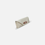 Innué Envelope Clutch with Crystal Front Clasp Gesso - Big Bag NY