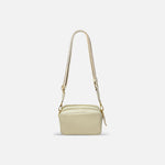 Innué Leather Camera Bag with Woven Strap Ivory - Big Bag NY