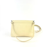 Triple Compartment Small Shoulder Bag Beige - Big Bag NY