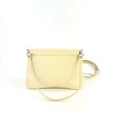 Triple Compartment Small Shoulder Bag Beige - Big Bag NY