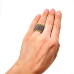 Martell Labradorite and Gold Vermeil Ring - Big Bag NY